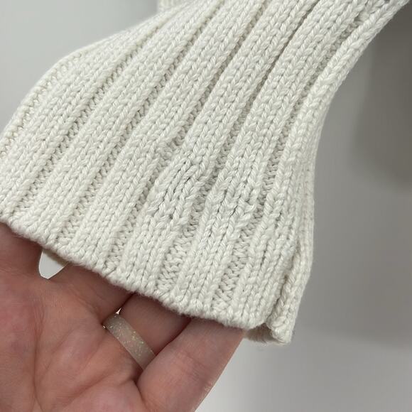 J. Crew Women's Cotton turtleneck sweater in stripe - Ivory/Black - XS - NWT - Picture 4 of 9